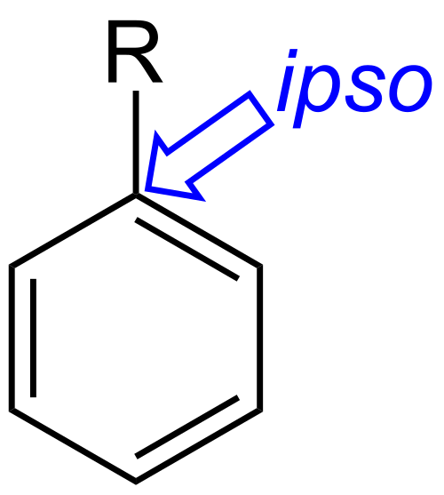 ipso-置換。