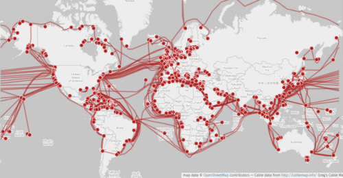 海底インターネットケーブル