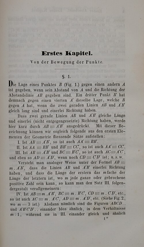 1843 年の『Die Elemente der Mechanik des Himmels』の最初のページ