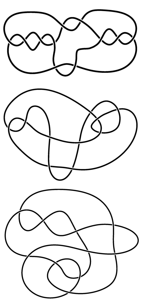 3つの結び目図