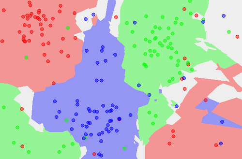図3．5NN分類マップ。