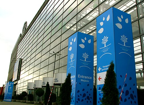 COP14、国連気候変動枠組条約 - COP14。ポズナン。入場PIF