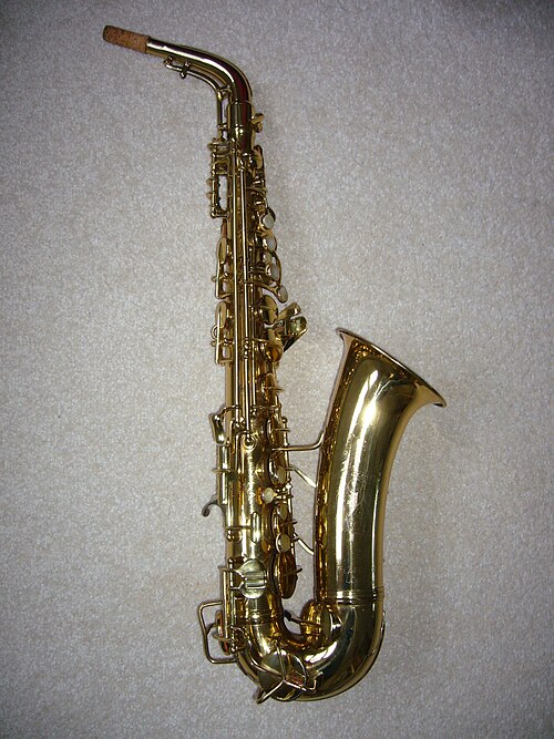 Conn 6M「Lady Face」アルトサックスの右側面図