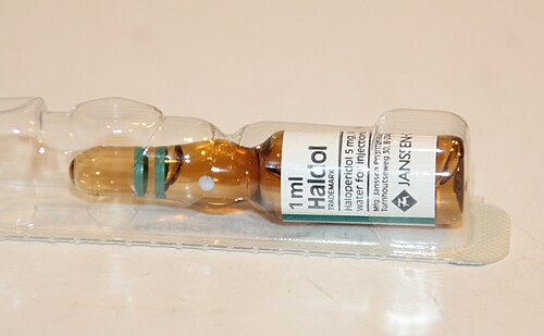 ハロペリドール（商標名：Haldol）のサンプル、5mg/ml