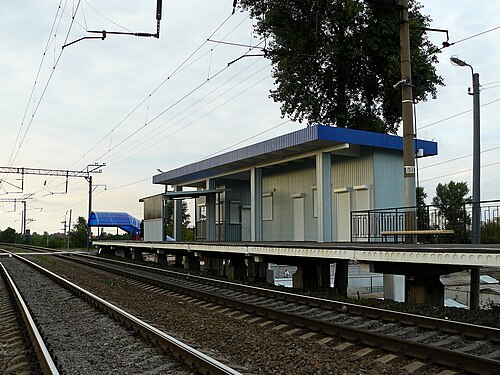 ヴォスクレセンカ駅は、新サービスのために特別に建設された数少ない駅の一つである。