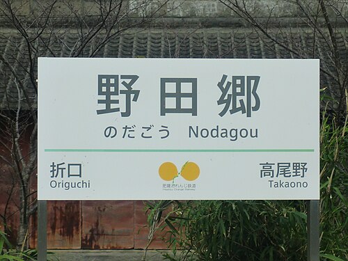 駅の標識