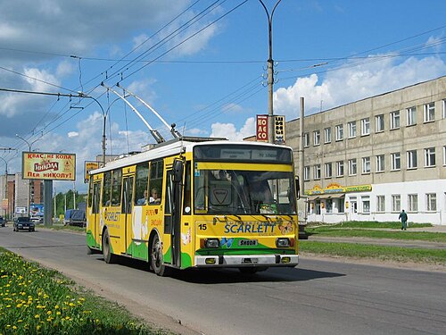 トロリーバス シュコダ VMZ-14Tr