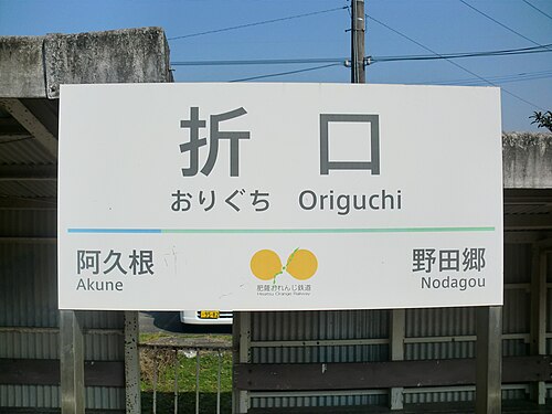 駅の標識