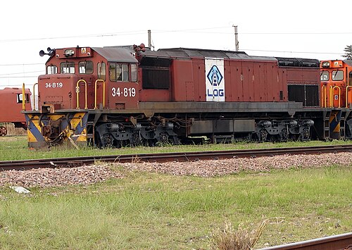 2009 年 10 月 2 日、Koedespoort で NLPI Logistics エンブレムが付いた Spornet マルーンの No. 34-819