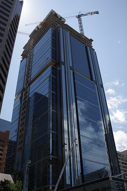 2009年6月のジェイミソンプレイスの建設