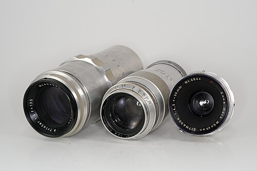 レンズ: CZJena Triotar 135mm、Steinheil Muenchen Culminar 135mm、Enna Werk Lithagon 35mm