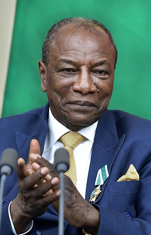 &nbsp;ギニア アルファ・コンデ大統領