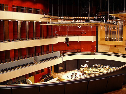 名高いシベリウス・ホールは、ラハティの文化生活の中心地である。