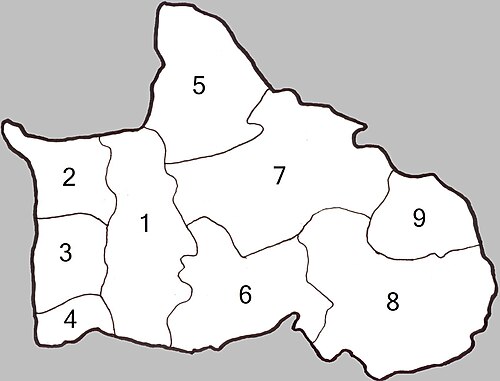 地区の地図