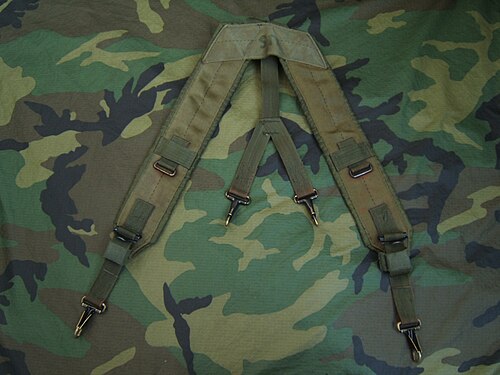 LC-1個人装備ベルトサスペンダーの写真