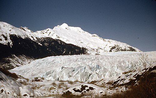1953年3月の氷河