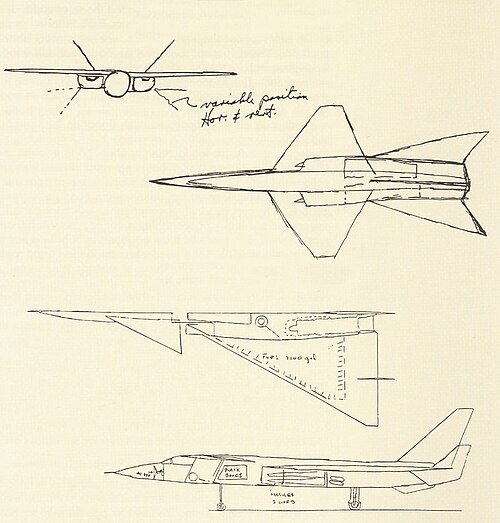 航空機のスケッチ図4枚