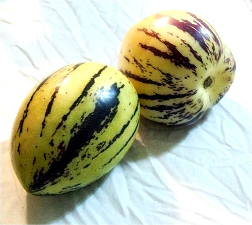 熟した果物。