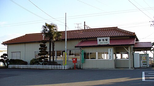 2008年1月の駅舎