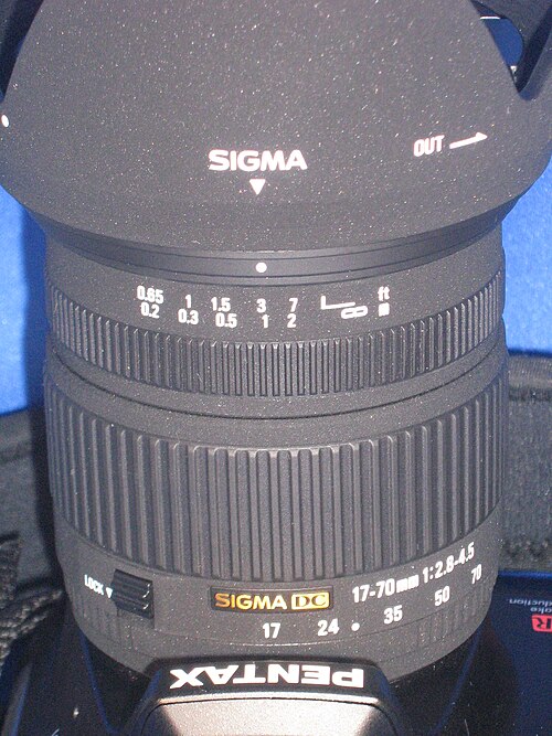 シグマ 17-70mmレンズ