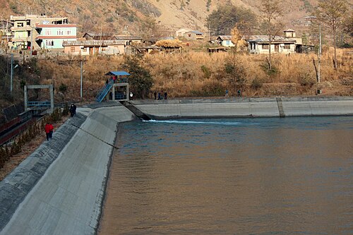 チリメ水力発電ダム