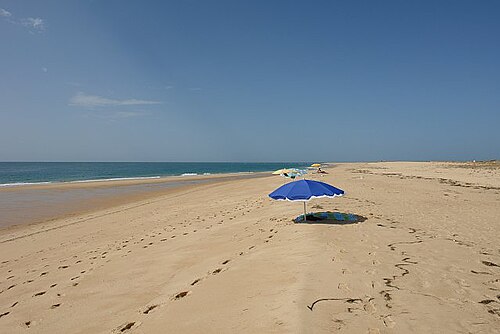 ポルトガル本土最南端のビーチ、バレッタ島（サンタマリア岬）