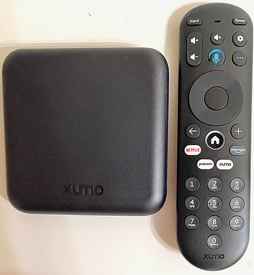 XfinityとSpectrum、および小売店を通じて販売されるXumo Stream Boxデジタルメディアプレーヤーデバイス