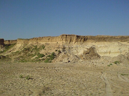 フロロフスキー地区の砂鉱山