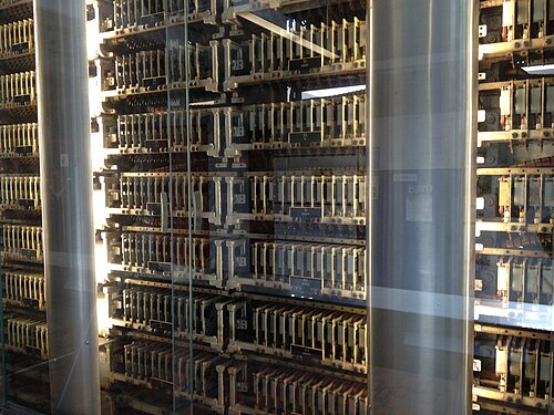 コンピューターセクションの背面図