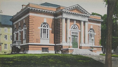 1908年の公共図書館