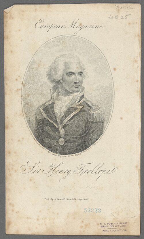 ヘンリー・トロロープ卿、1802年