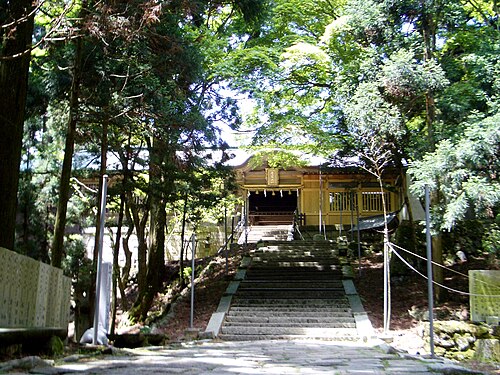 愛宕山の頂上にある愛宕神社