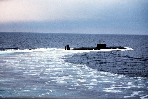 K-222、唯一のプロジェクト661潜水艦、1983年