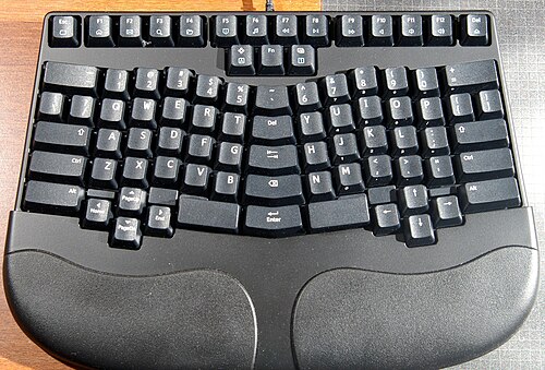 固定分割デザインと千鳥配列を組み合わせた、真の人間工学に基づいたキーボード