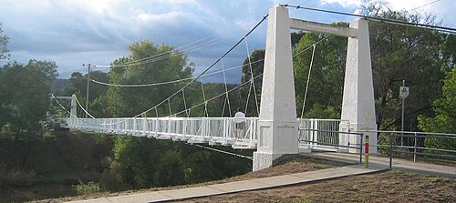 歴史的なクィーンビアン吊り歩道橋
