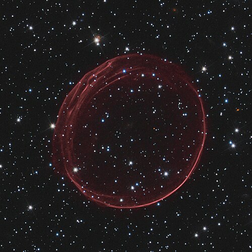 超新星残骸の例であるSNR B0509-67.5
