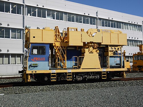 架空線交換車