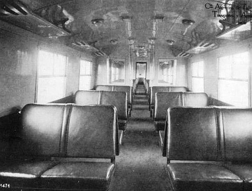 BRCW 鉄道車両の内部、1941 年