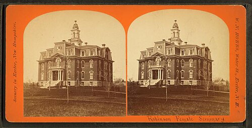 ロビンソン女子神学校（現在は廃校）、1870年頃