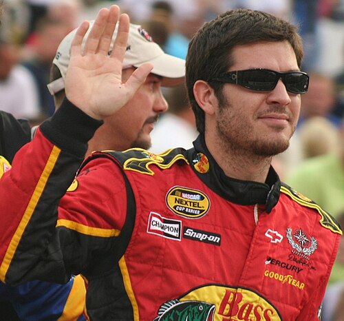 2007年のレース前のマーティン・トゥルーエクス・ジュニア