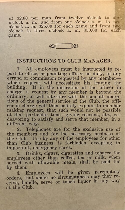 ピックウィック・クラブ規則 1929年