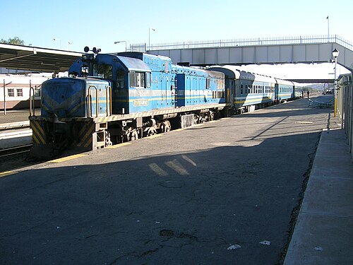トランスナミブのNo. 205、ナミビア、ウィントフック駅、2010 年 6 月 26 日