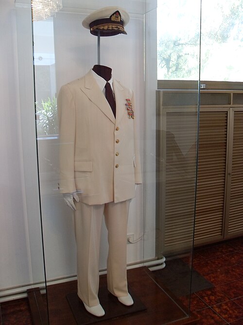 海軍元帥の制服。