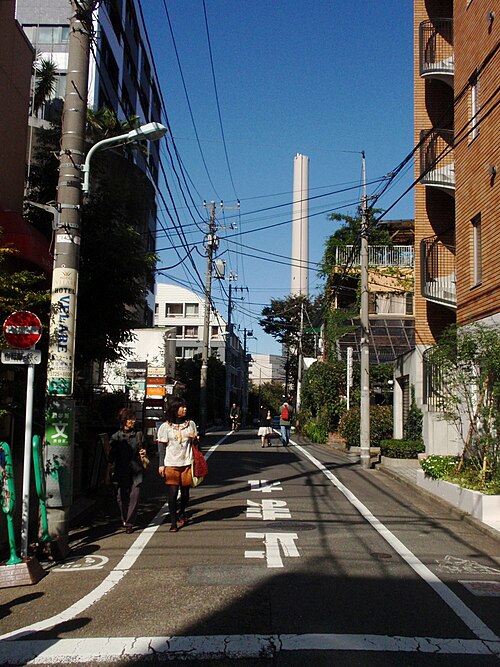 代官山の裏通り