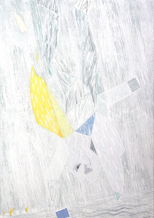 イカルス、120 cm x 180 cm、オル、ラインヴァント、2014