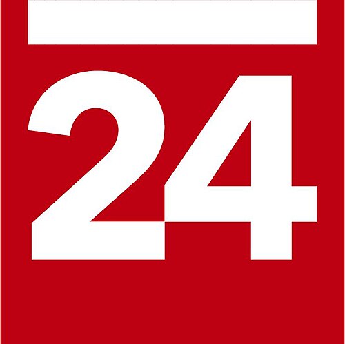 2007年から2012年までのČT24の2番目のロゴ[引用が必要]