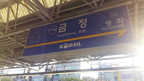 駅名標（1号線）