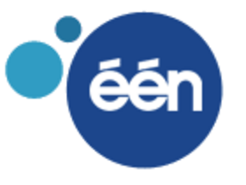 夏季（2007-2008）に使用された Eén の青いロゴ