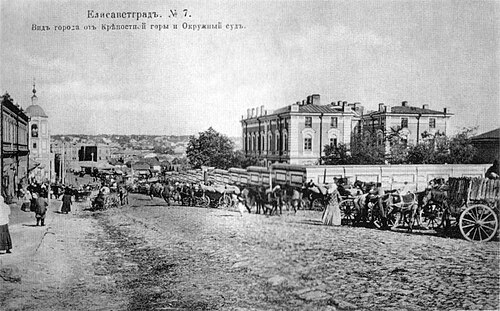 1910 年代の街のパノラマ