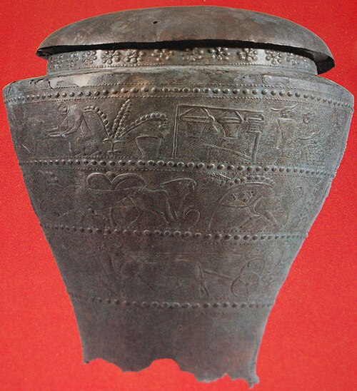 Situla Benvenuti、エステ文化、c。紀元前600年
